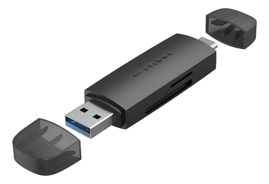 Lector De Tarjetas Sd Tf Usb 3,0 Usb C 5gbps Vention