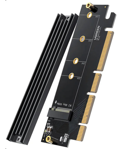 Placa Adaptador Pcie 4,0 X16 A M,2 Nvme Ssd M Key Ugreen