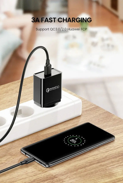 Cable Usb 3,0 A Usb-c Premium Carga Rapida Y Datos 1m Ugreen Negro