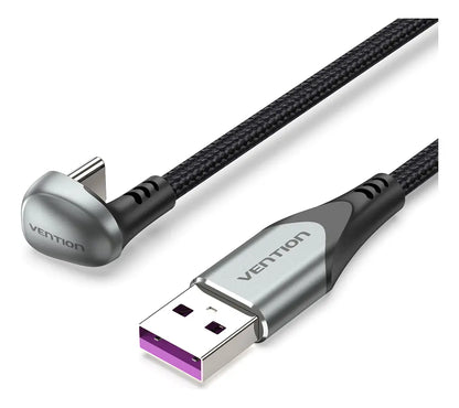 Cable Carga Rapida - 180° - Usb-c 2,0 - 5a - 66w 2m Vention