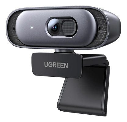 Camara Web Webcam Hd Usb Con Microfono Tapa Camara 2k Ugreen Negro