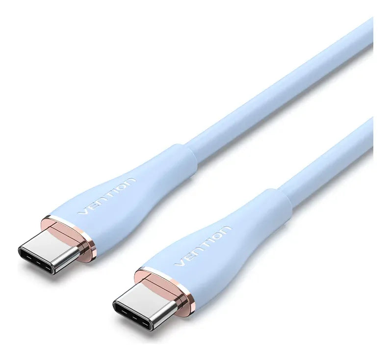 Cable Usb C Carga Rapida 1,5m 5a 100w Pd Silicona Vention