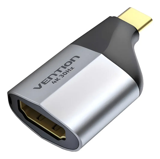 Adaptador Usb C A Hdmi Uhd 4k Para Pc Mac Celular Vention Gris