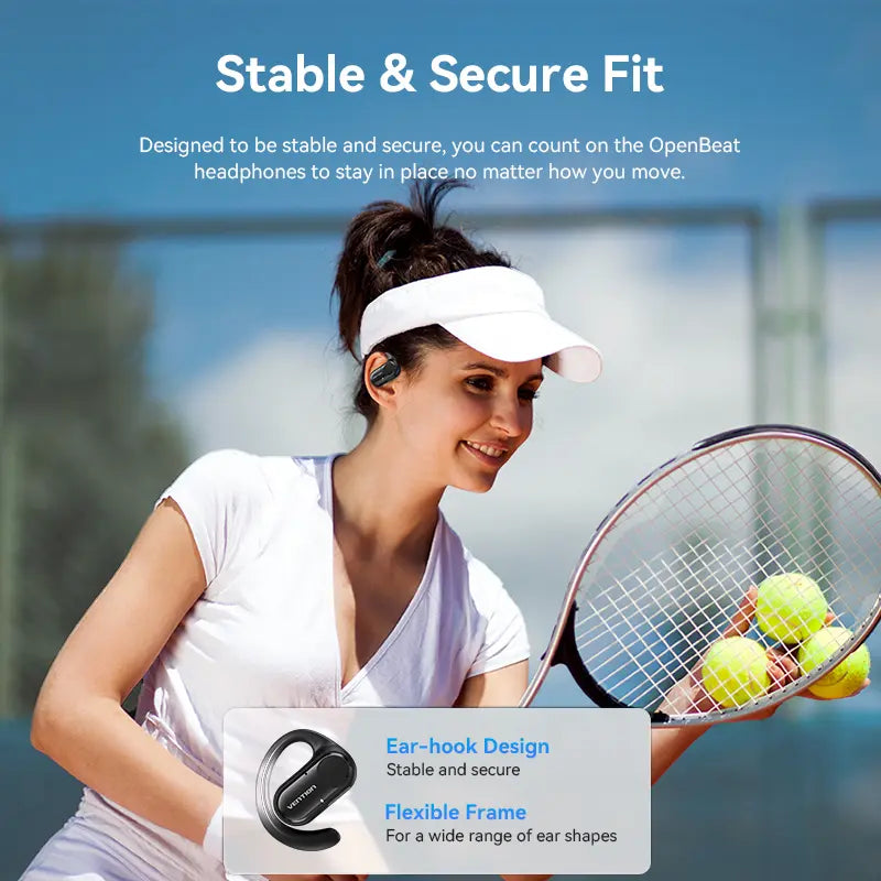 Auriculares Bluetooth Vention Open Ear Ipx5 Deportivo 35 Hs