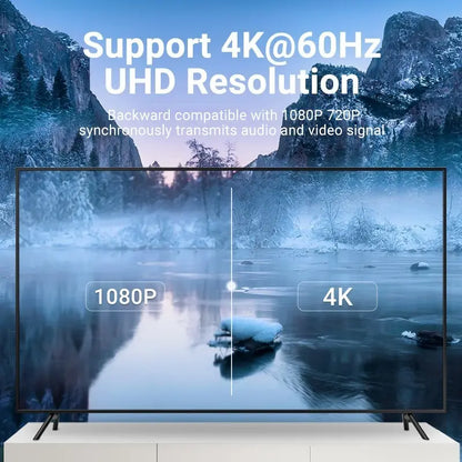 Adaptador Usb-c A Hdmi Uhd 4k 60hz Pc Mac Celular Vention