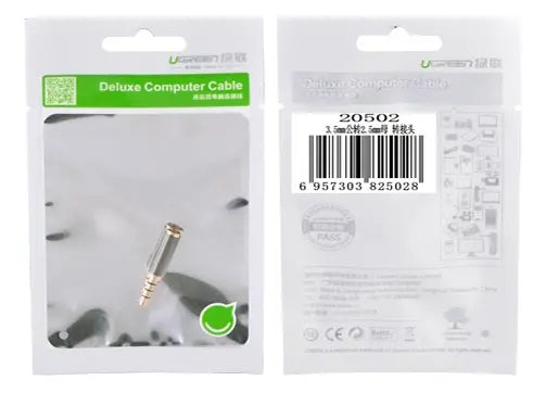Adaptador De Audio Jack 2,5mm Hembra A Jack 3,5mm - Ugreen