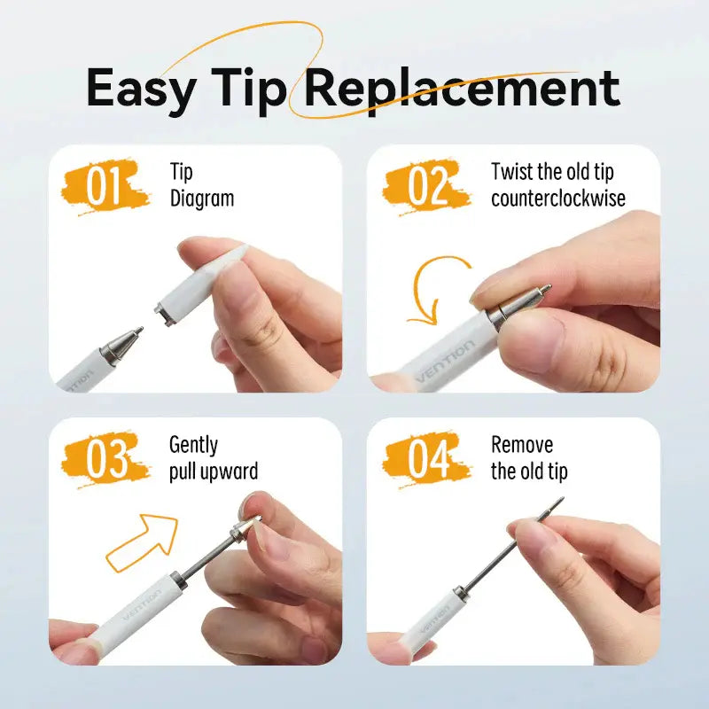 Pencil Lapiz Optico Vention 3en1 Para Samsung Apple Android