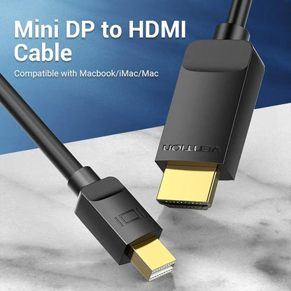 Cable Adaptador Premium Mini Display Port A Hdmi 2m Vention