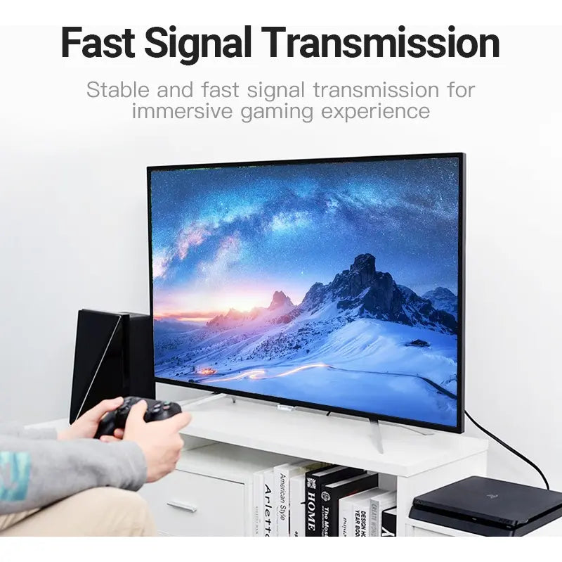 Cable Plano Hdmi 2,0 4k 60hz Hdr Arc 1 M 18 Gbps Vention