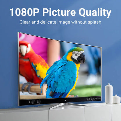 Adaptador Display Port A Hdmi Hembra 1080p Ficha Vention Negro