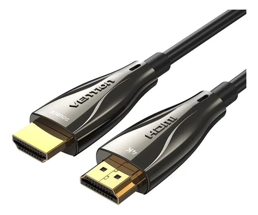 Cable Hdmi 2,0 Fibra Optica Certi 4k 60hz 18gbps 10m Vention