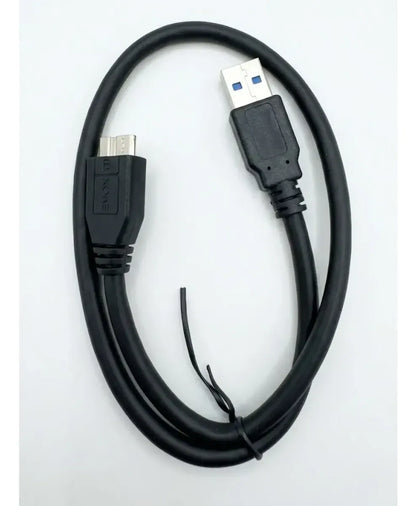 Cable Usb 3,0 A Micro B Evox 50 Cm Pc Disco Rigido Externo Negro