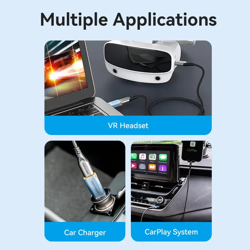 Adaptador Usb C Hembra A Usb Otg 3,1 10 Gbps Vention Azul Acero
