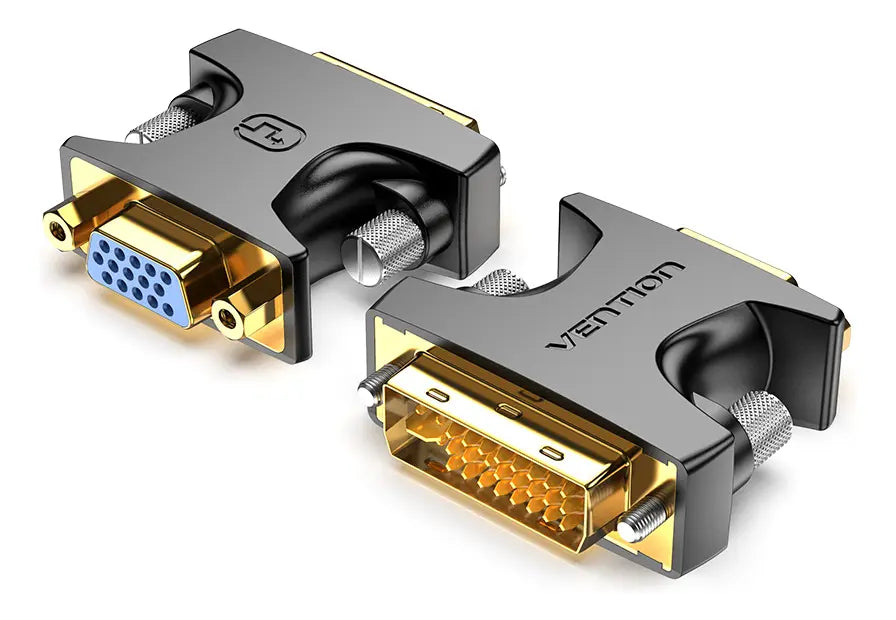 Adaptador Union Dvi Macho A Vga Hembra Extensor Hd Vention