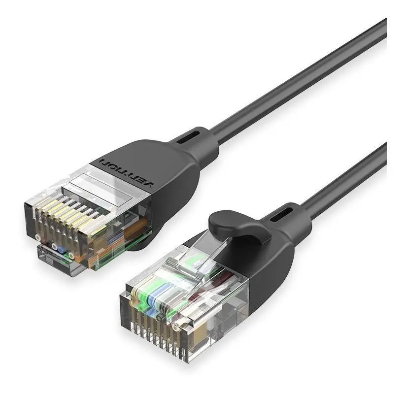 Cable Red Cat6a Utp Ultra Slim 0,5 M Patch Cord Rj45 Vention