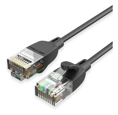 Cable Red Cat6a Utp Ultra Slim 0,5 M Patch Cord Rj45 Vention