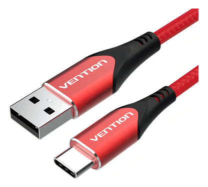 Cable De Carga Rapida Usb-c A Usb 2,0 - Rojo - 1m - Vention Rojo