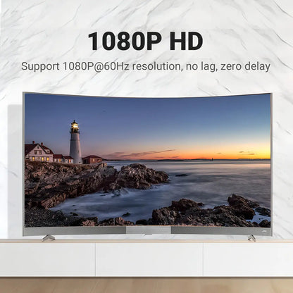 Splitter Adaptador Vga Para 2 Monitores 1080p Vention