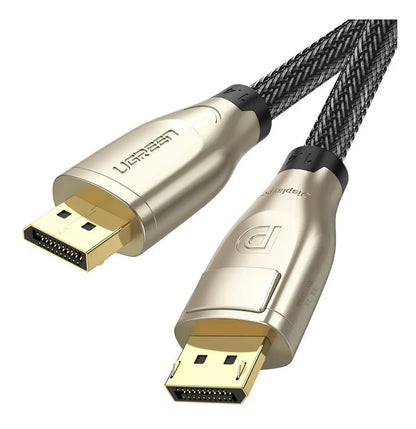 Cable Displayport Premium Dp 1,4 8k Trenzado 144hz 1m Ugreen