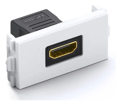 Bastidor Hdmi De Pared 4k Blanco Ficha Recta Ugreen