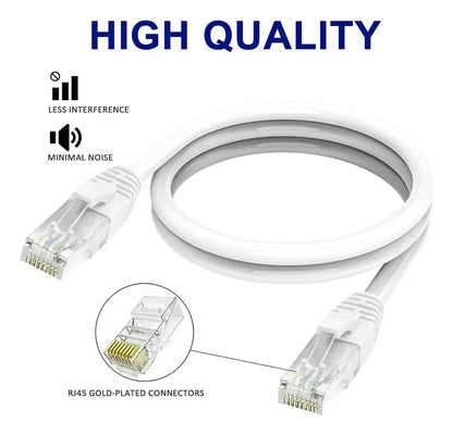 Cable De Red Cat 6 0,30 Metros Patch Cord Rj45 Evox