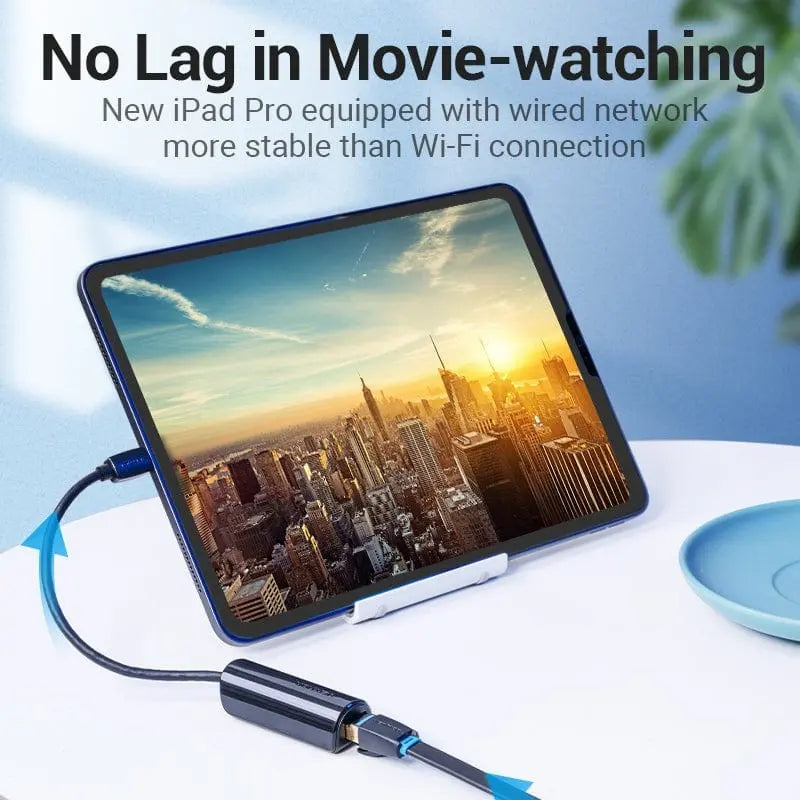 Adaptador Usb-c A Red Rj45 Ethernet Lan 100mbps Vention