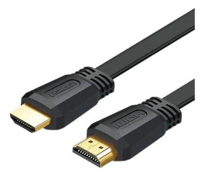 Cable Hdmi 2,0 Plano 18gbps Negro 4k @ 60hz Pvc 1,5m Ugreen