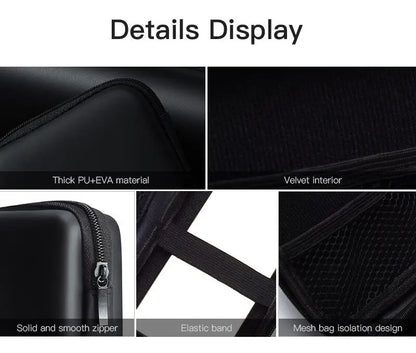 Estuche Portatil Para Disco Duro Externo Power Bank Vention Negro