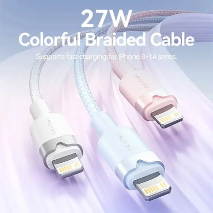 Cable Para iPhone A Usb C Vention 1 Metro Trenzado Premium