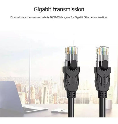 Cable Patchcord Cat 6 Vention Original 3 Metros Ethernet Gigabit Calidad,-