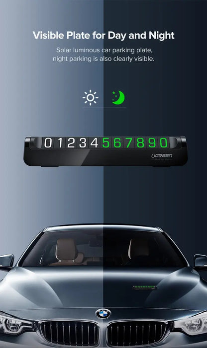 Tarjeta Para Estacionamiento Temporal Para Automovil Ugreen Negro