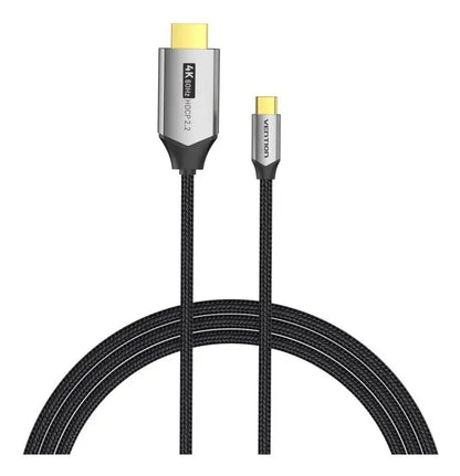 Cable Adaptador Usb C A Hdmi 2m Trenzado 4k 60hz Vention Negro