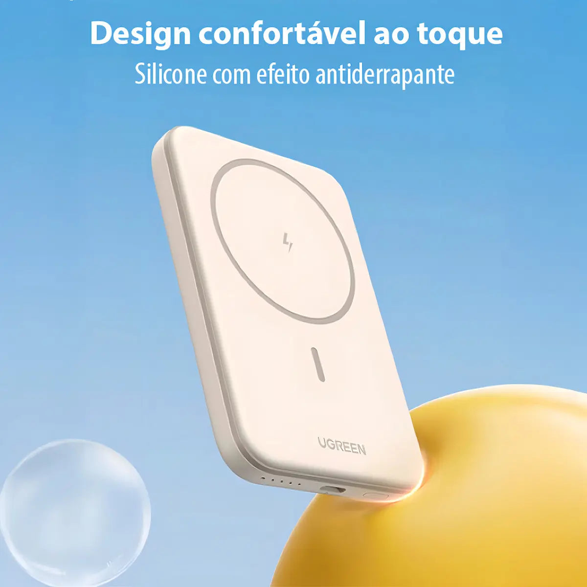 Power Bank Cargador Portatil Magnetico 5000mah Ugreen Blanco