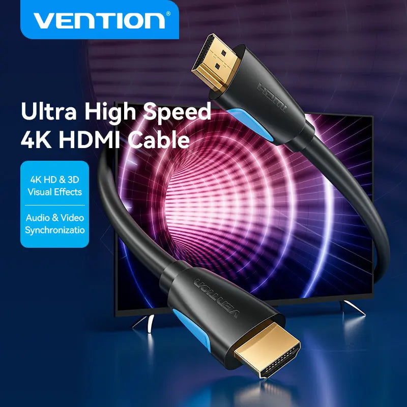 Cable Hdmi 2,0 Premium Cert 4k 1mts 10 Gbps 50/60 Vention