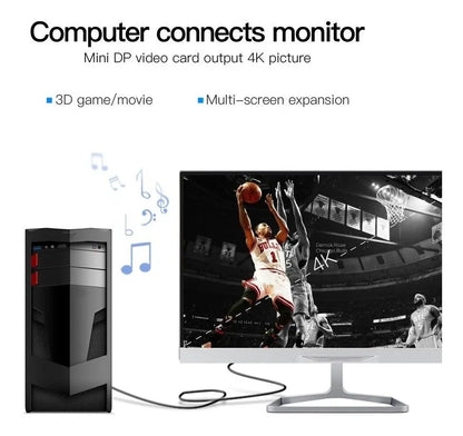 Cable Adaptador Display Port A Mini Display Port Vention 2m
