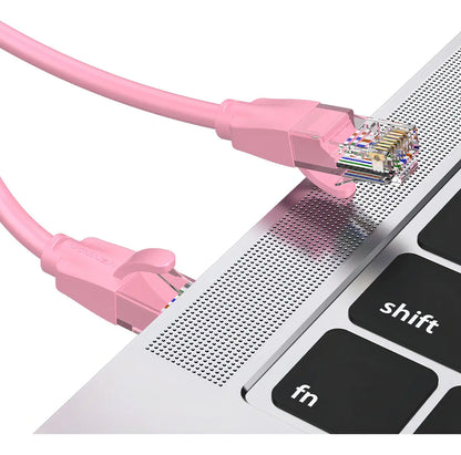 Cable Red Cat6 Utp Gigabit Patch Cord Rj45 1m Rosa Vention