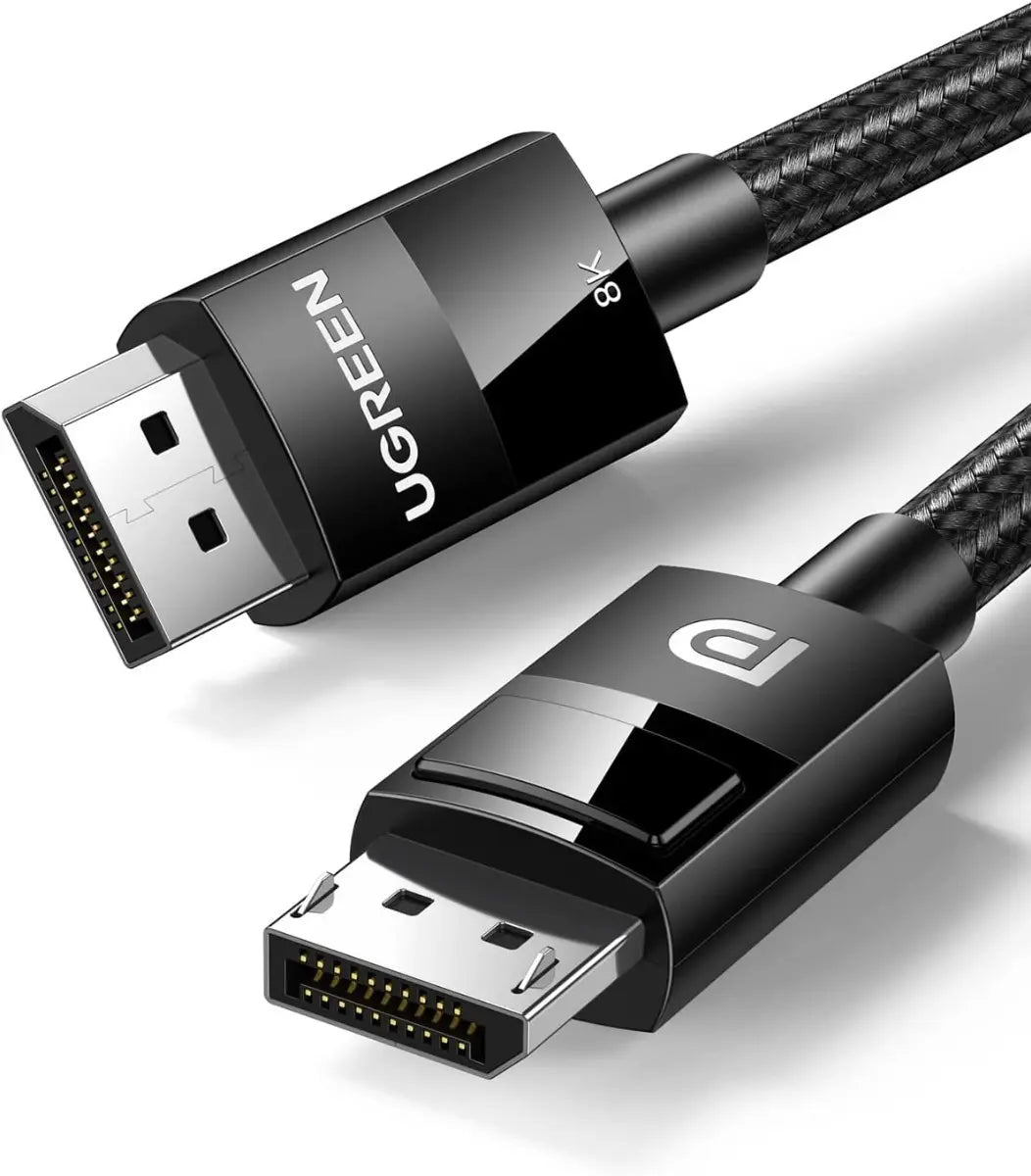 Cable Display Port 1,4 Gamer 8k 60hz 4k Hdr 3d 1,5m Ugreen Negro