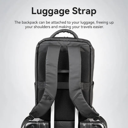 Mochila Porta Notebook / Laptop 15,6 Ipx4 20 Litros Vention Negro Liso