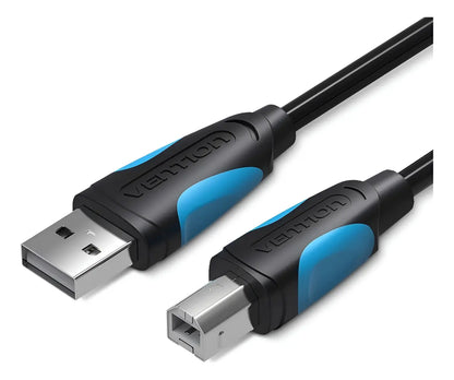 Cable Premium Usb A Usb Tipo B De 5 Metros Impresora Vention Negro