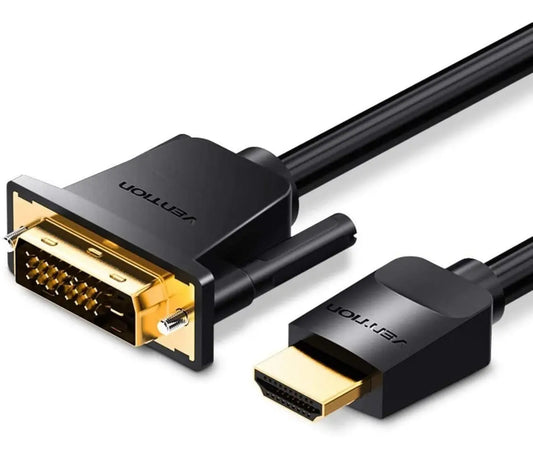 Cable Adaptador Premium Hdmi A Dvi (24+1) 2 Metros - Vention