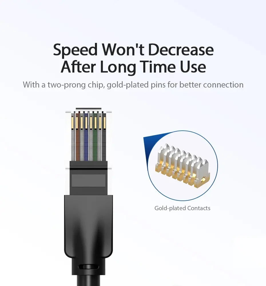 Cable De Red Cat6 Patch Cord Utp 0,5 Metros Gigabit Vention