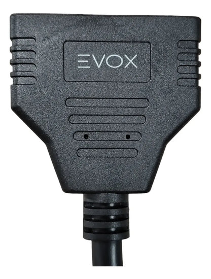 Splitter Hdmi 1x2 Cable Adaptador Evox 0,30cm 1080p Negro