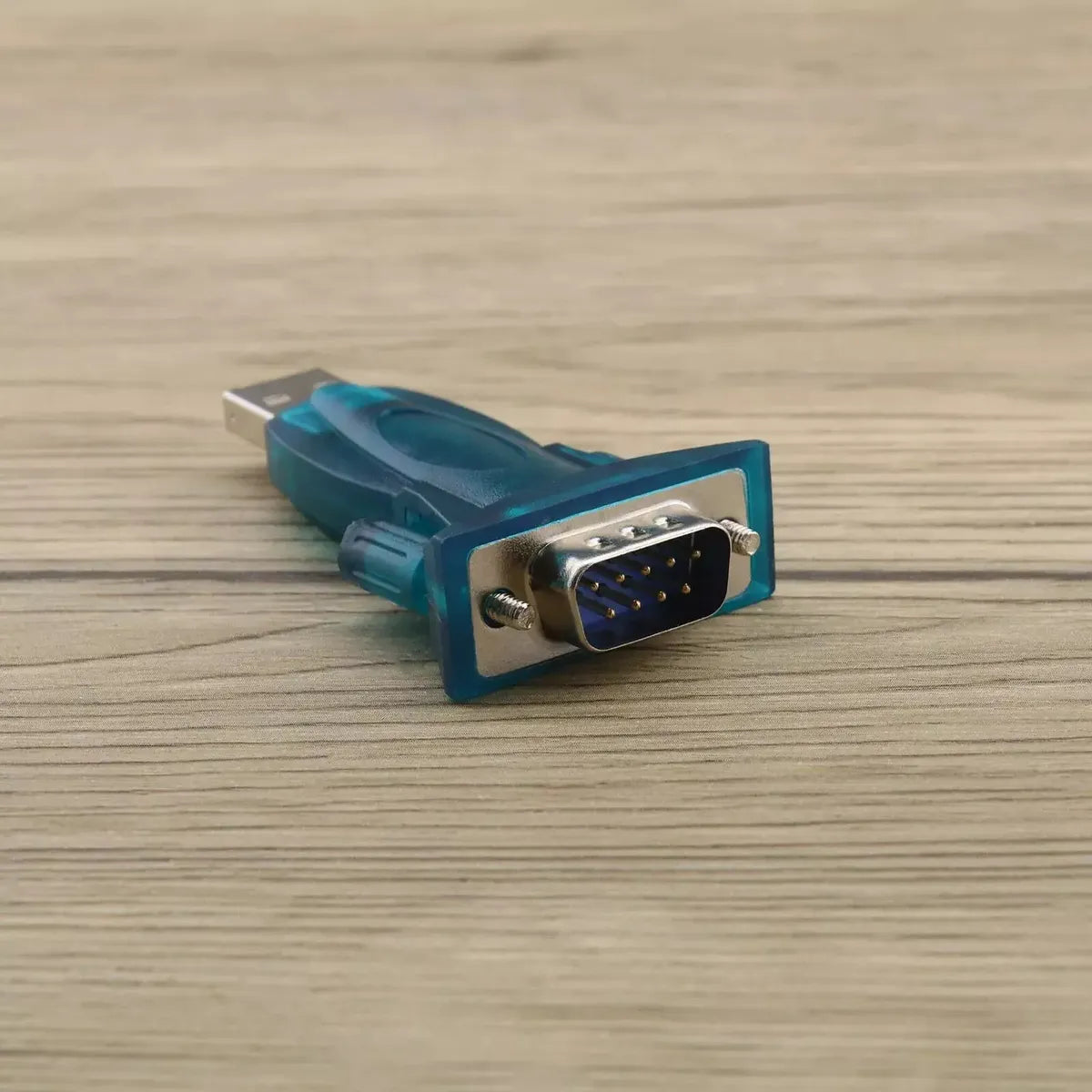 Adaptador Usb 2,0 A Db9 Macho 9 Pines Premium Evox Azul