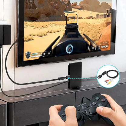 Cable De Audio Y Video Av A Rca Para Ps2 De 1,8 M Evox