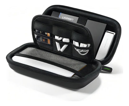 Estuche Portatil Para Disco Duro Externo Cables 3,5 Ugreen Negro