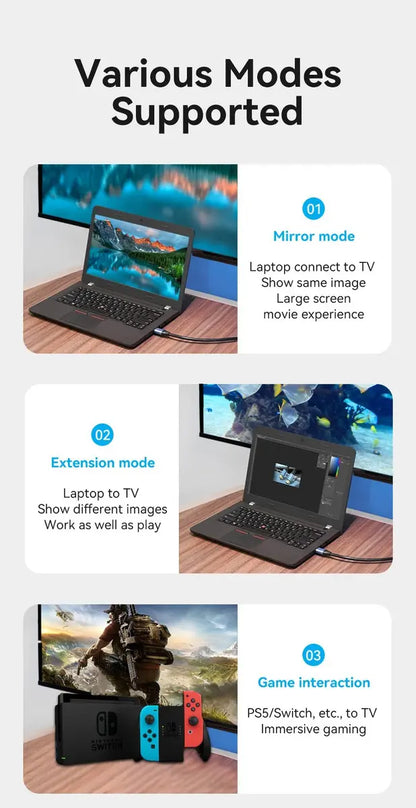 Cable Hdmi 2,0 4k 30hz 3d Hdr Hdcp 18gbps 5 M Azul Vention