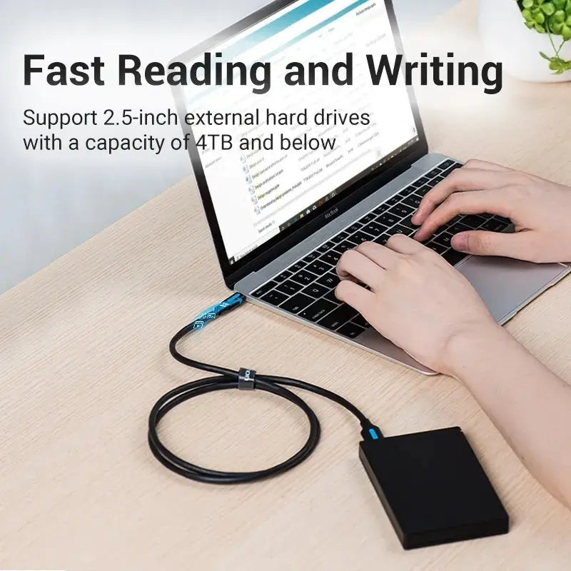 Cable Usb-c 3,0 A Usb Micro-b 2a 5gbps 0,5 Metros Vention Negro