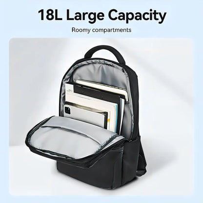Mochila Porta Notebook Y Laptop 15,6 Ipx4 18 Litros Vention Negro Liso