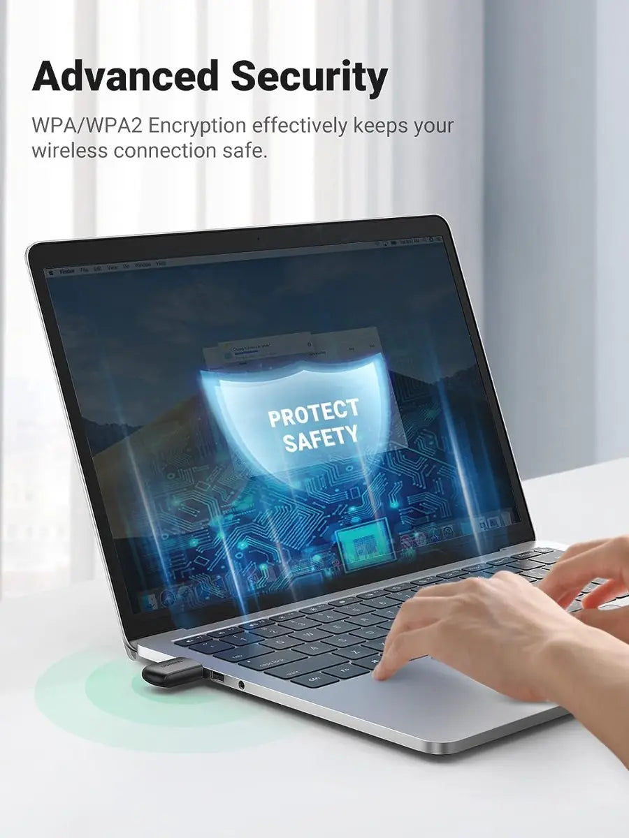 Receptor Wifi Adaptador Placa Red 2,4g 5g Dual Band Ugreen