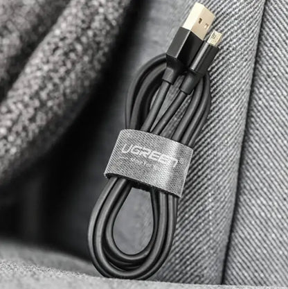 Tira Organizadora De Cables Premium Velcro Nylon 5m Ugreen Negro